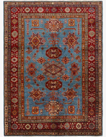 5' x 6' 9 Hand Knotted Kazak Rug