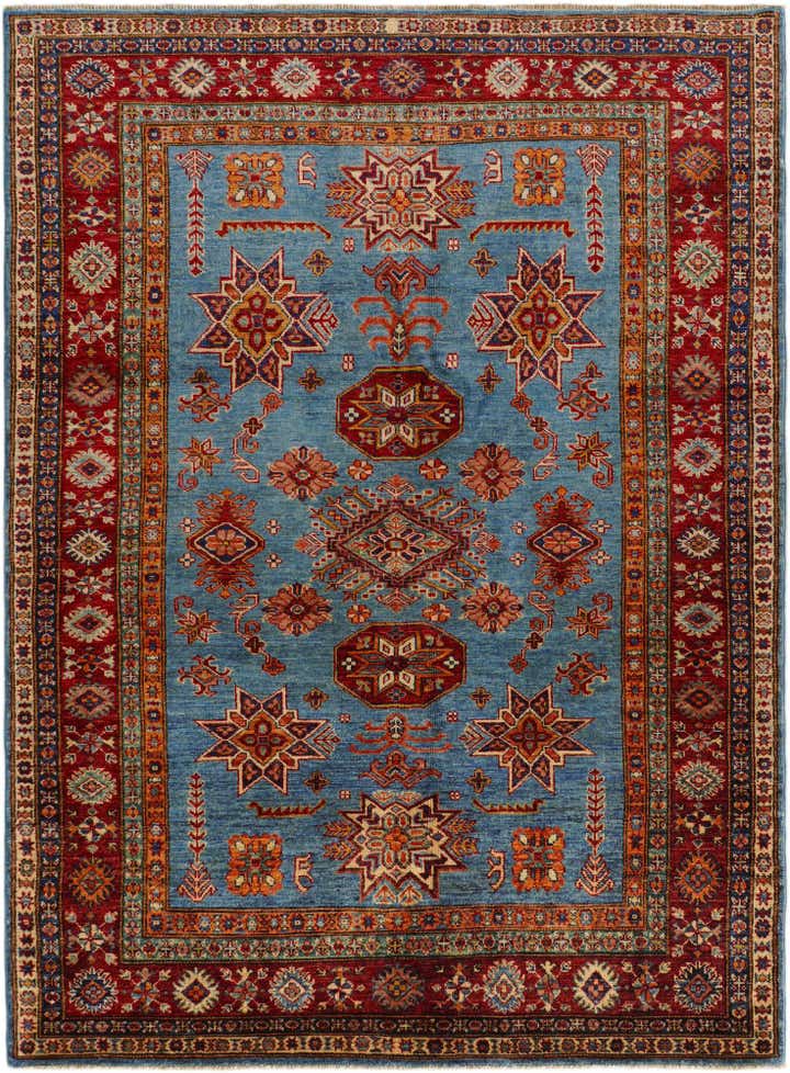 5' x 6' 9 Hand Knotted Kazak Rug