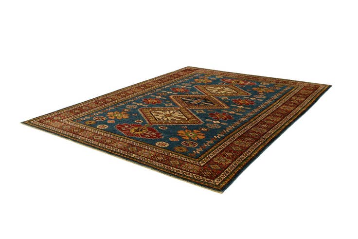 Detail image of 6' x 7' 11 Hand Knotted Kazak Rug