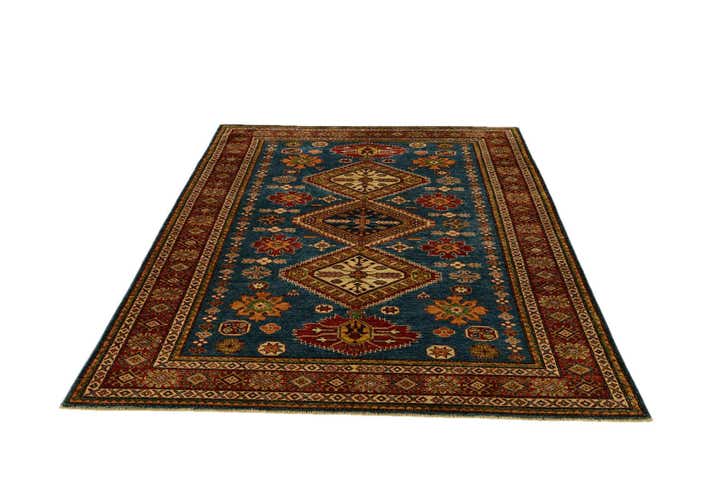 6' x 7' 11 Hand Knotted Kazak Rug