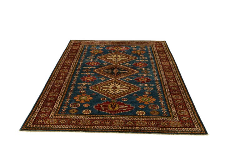 Detail image of 6' x 7' 11 Hand Knotted Kazak Rug