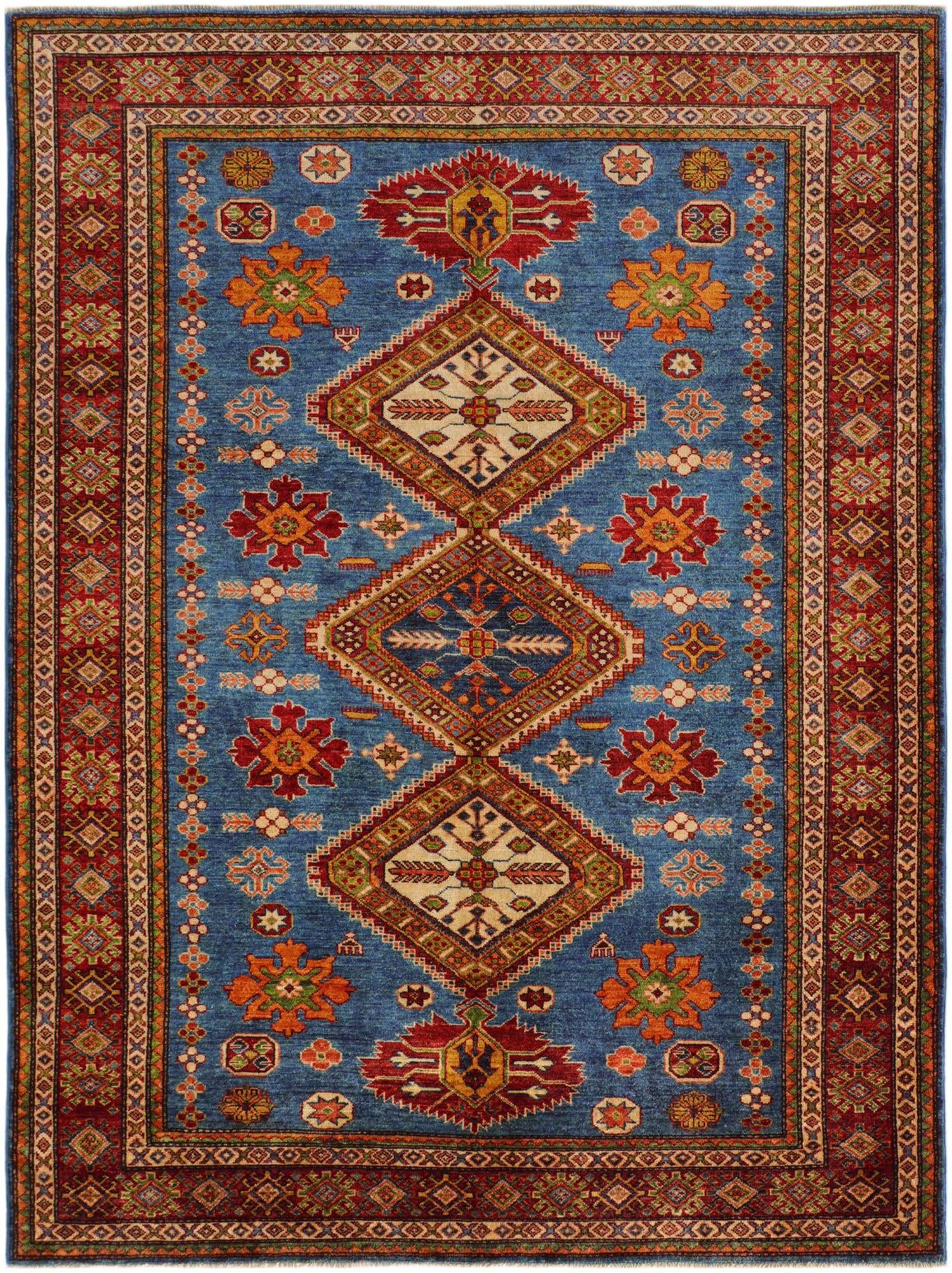6' x 7' 11 Hand Knotted Kazak Rug