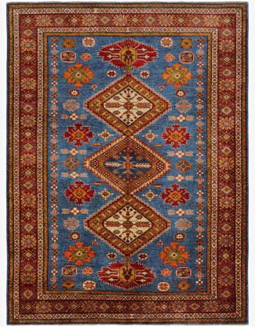 6' x 7' 11 Hand Knotted Kazak Rug