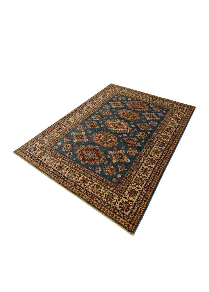5' 10 x 7' 11 Hand Knotted Kazak Rug