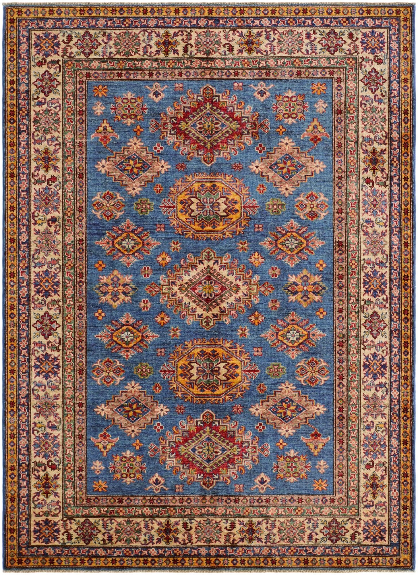 5' 10 x 7' 11 Hand Knotted Kazak Rug
