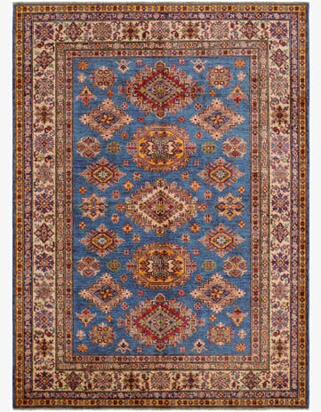 5' 10 x 7' 11 Hand Knotted Kazak Rug