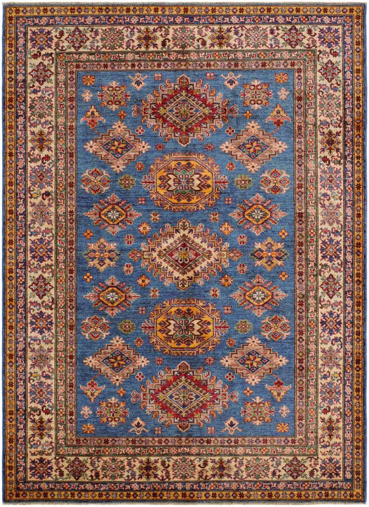 5' 10 x 7' 11 Hand Knotted Kazak Rug