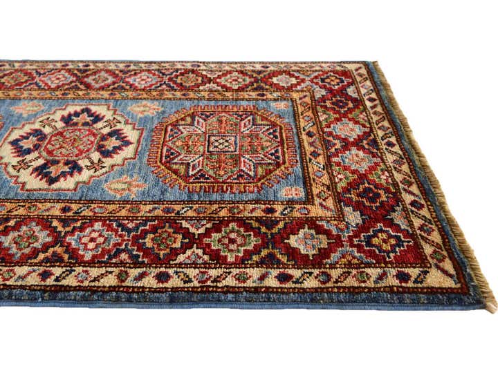 2' x 3' Hand Knotted Kazak Rug