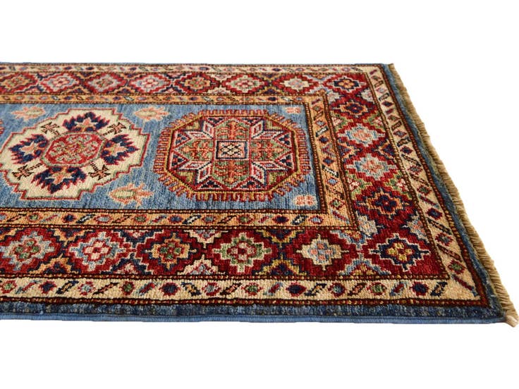 Detail image of 2' x 3' Hand Knotted Kazak Rug