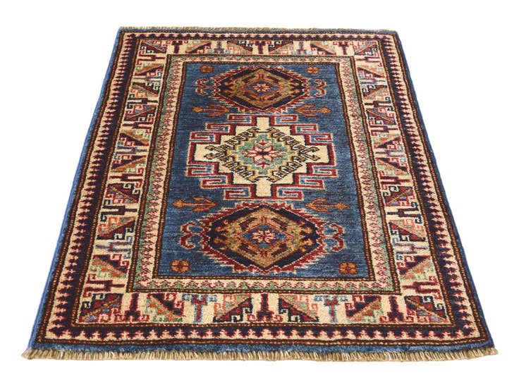 Detail image of 2' x 2' 11 Hand Knotted Kazak Rug