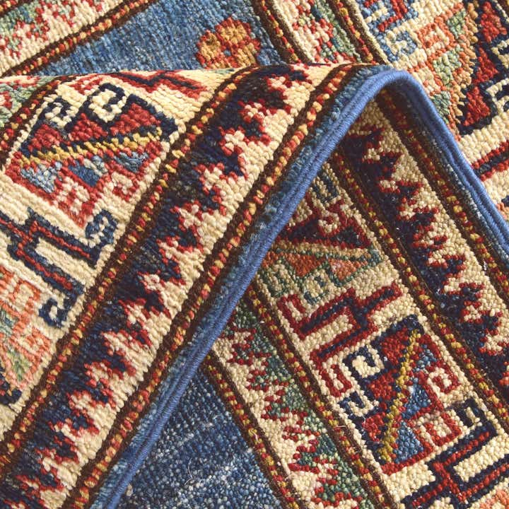 2' x 2' 11 Hand Knotted Kazak Rug