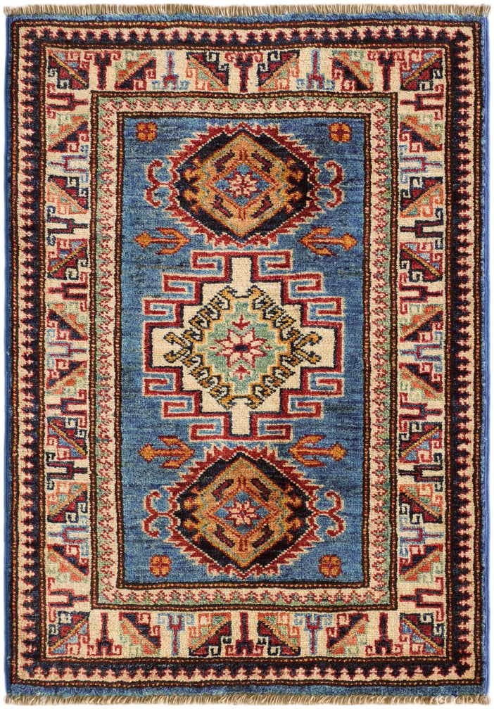 2' x 2' 11 Hand Knotted Kazak Rug
