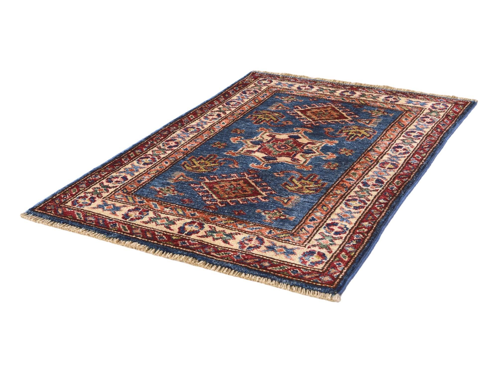2' x 2' 11 Hand Knotted Kazak Rug