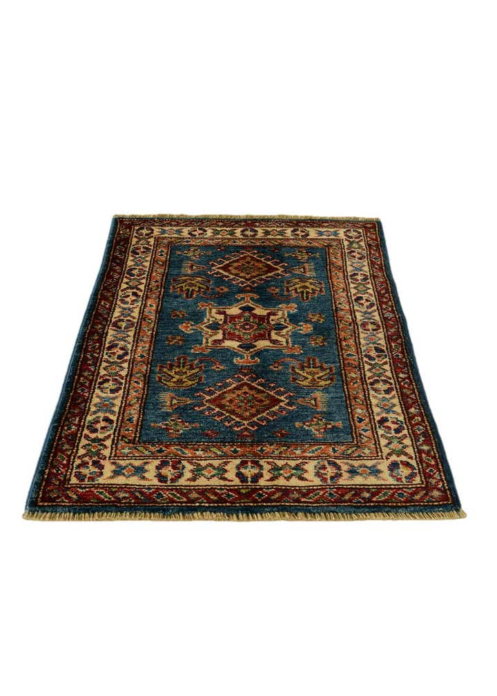 2' x 2' 11 Hand Knotted Kazak Rug