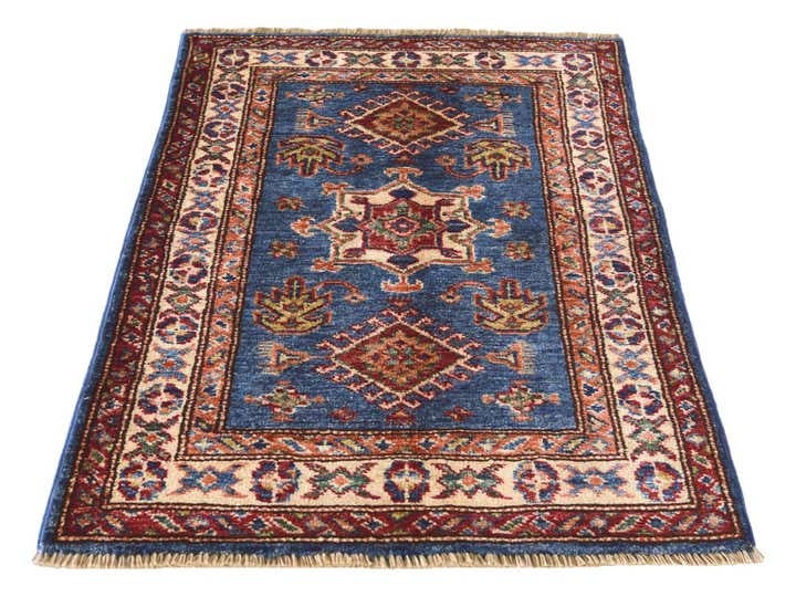 2' x 2' 11 Hand Knotted Kazak Rug