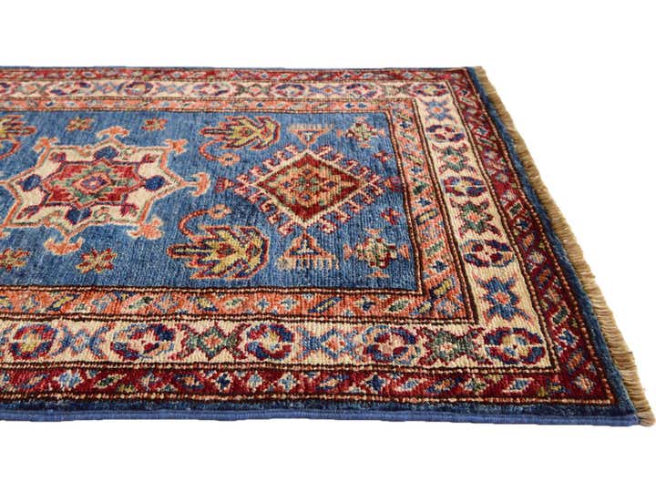2' x 2' 11 Hand Knotted Kazak Rug