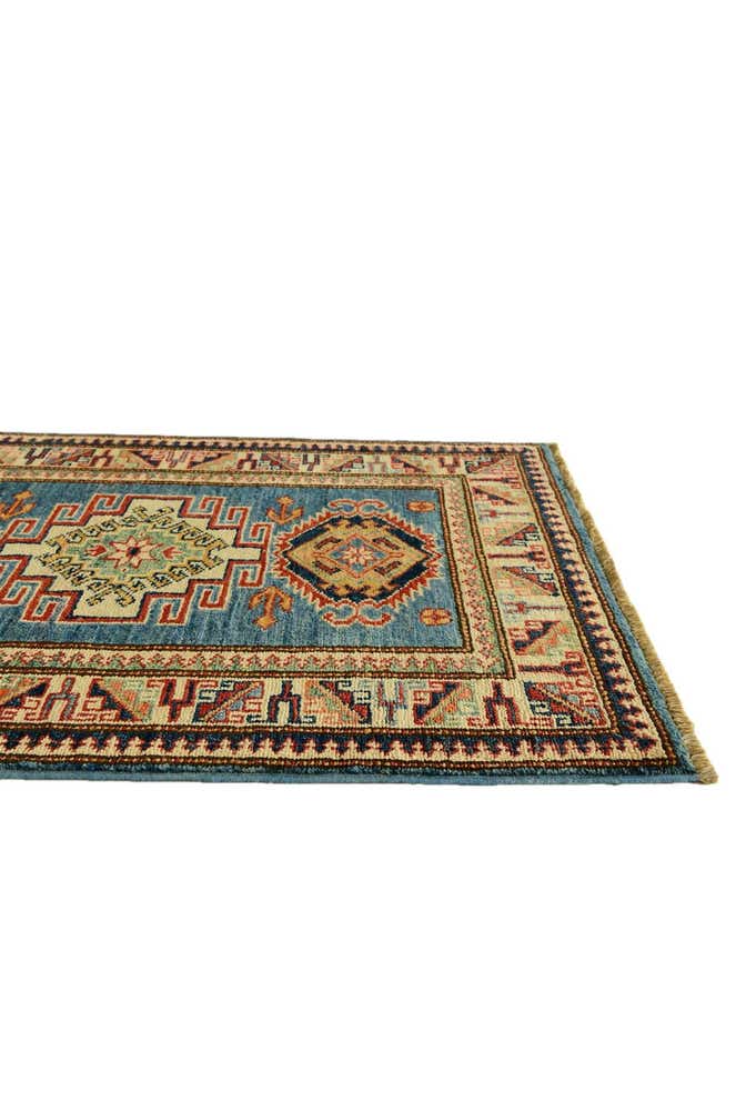 2' x 3' 1 Hand Knotted Kazak Rug