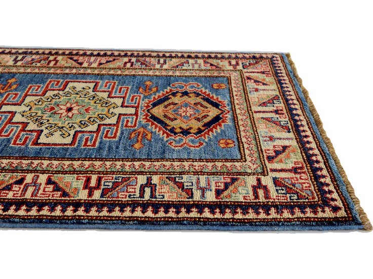 Detail image of 2' x 3' 1 Hand Knotted Kazak Rug