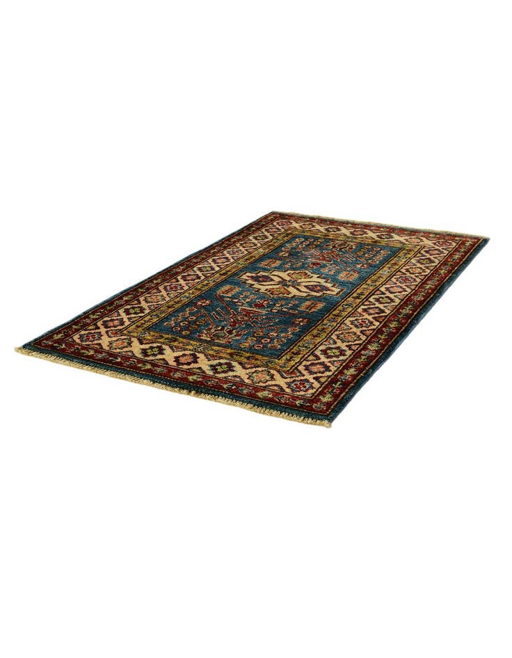 Detail image of 2' x 3' 3 Hand Knotted Kazak Rug