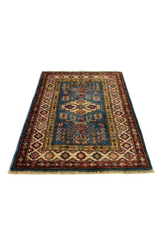 2' x 3' 3 Hand Knotted Kazak Rug