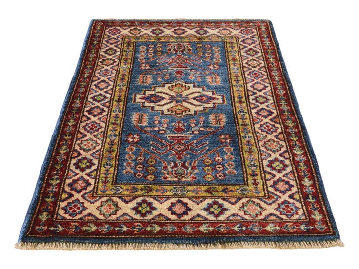 Detail image of 2' x 3' 3 Hand Knotted Kazak Rug
