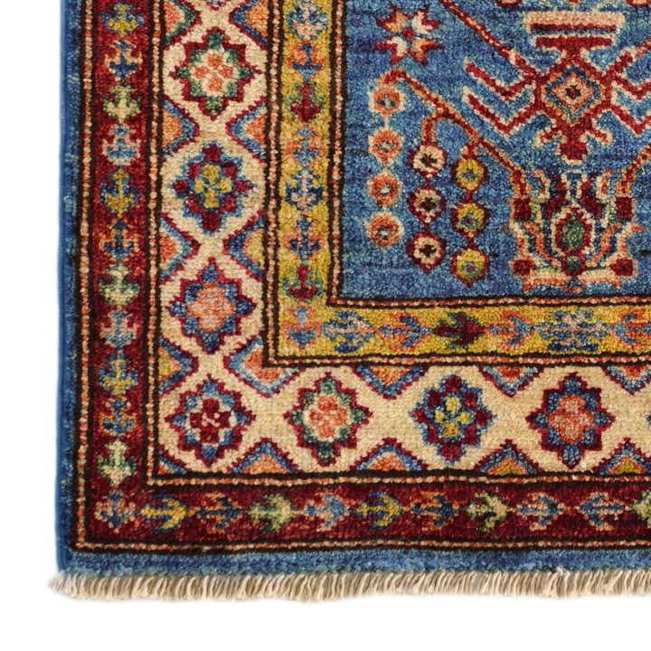 2' x 3' 3 Hand Knotted Kazak Rug