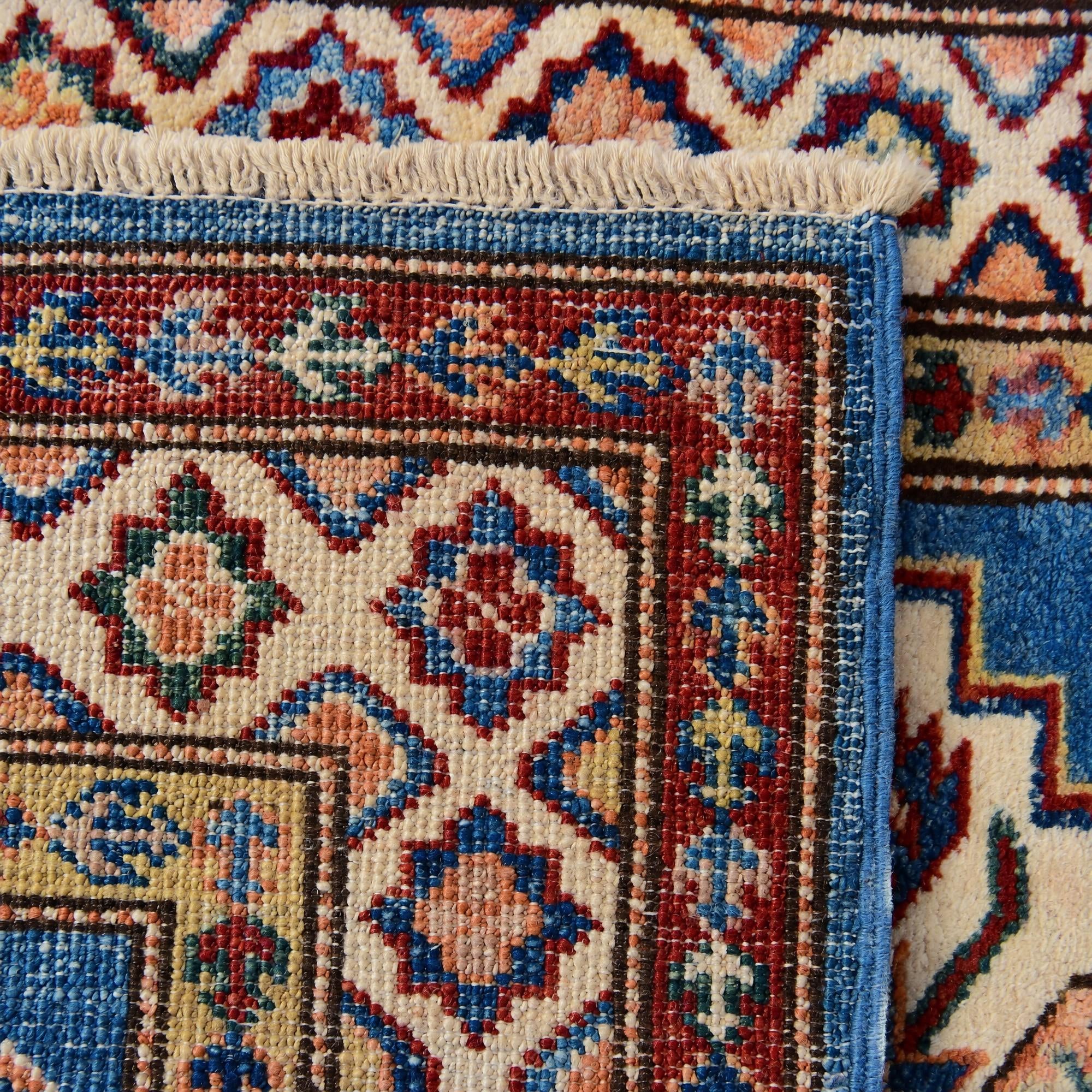60cm x 100cm anudado a mano Kazak Alfombra