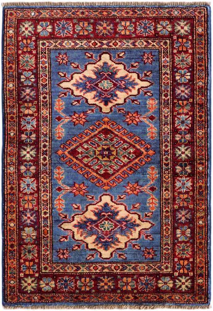 2' 2 x 3' 1 Hand Knotted Kazak Rug