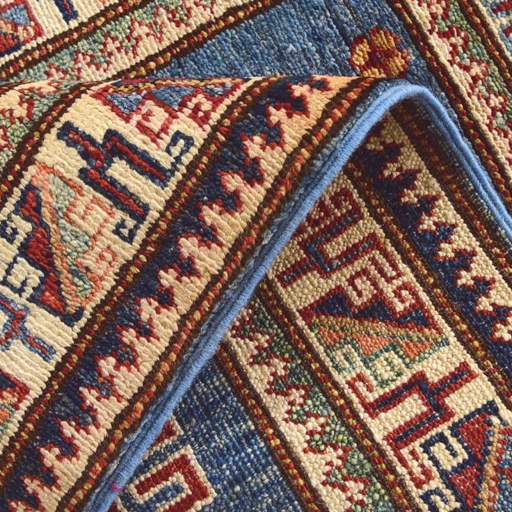 Detail image of 2' x 3' 1 Hand Knotted Kazak Rug