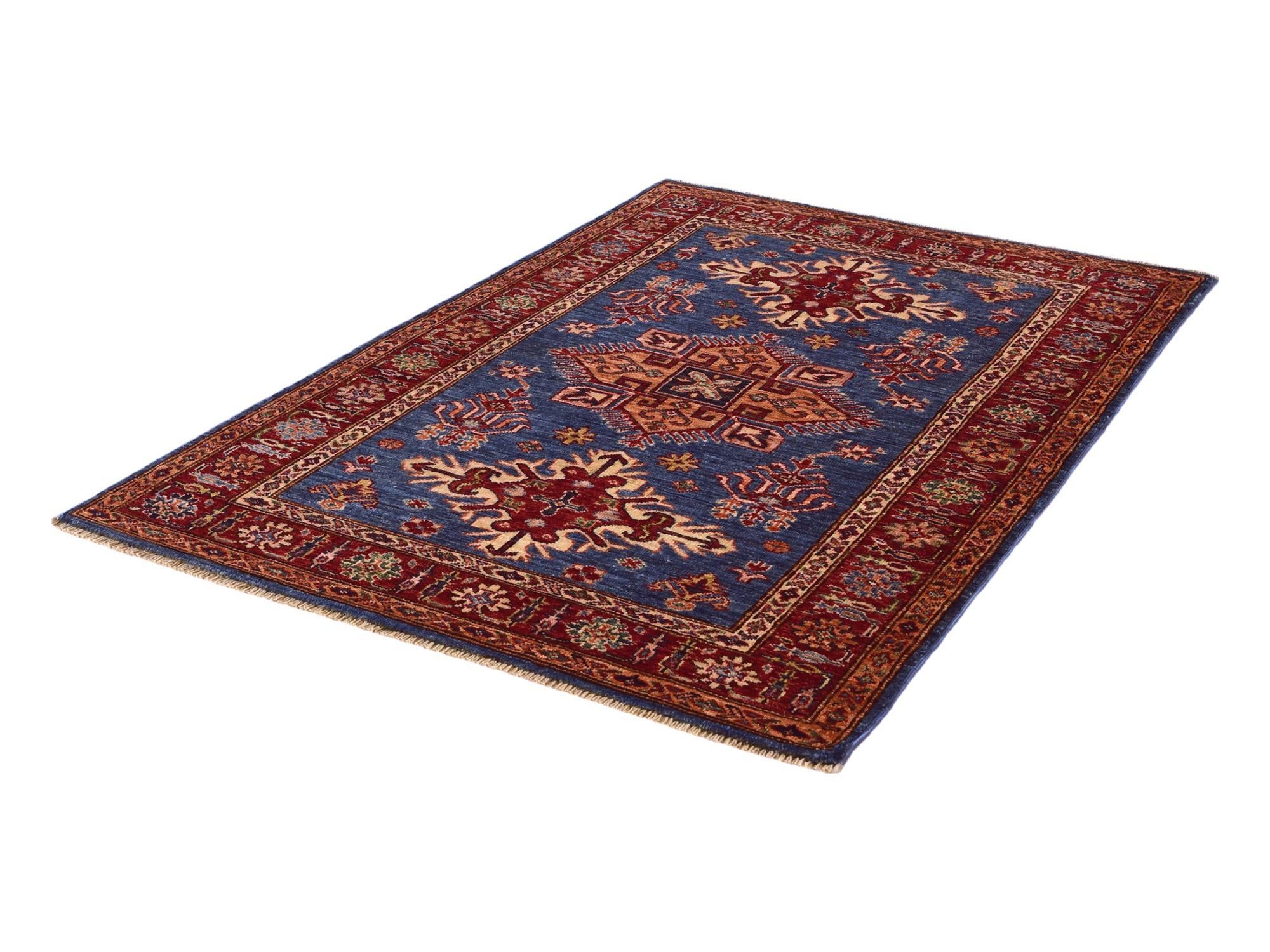 3' 7 x 5' Hand Knotted Kazak Rug