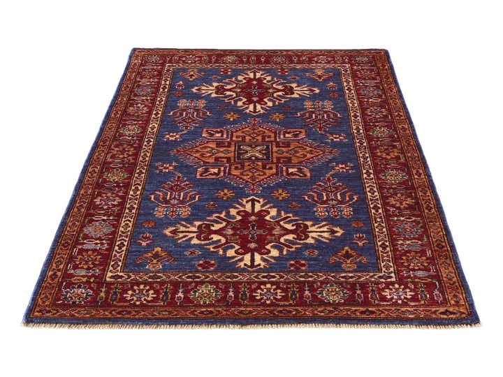 3' 7 x 5' Hand Knotted Kazak Rug