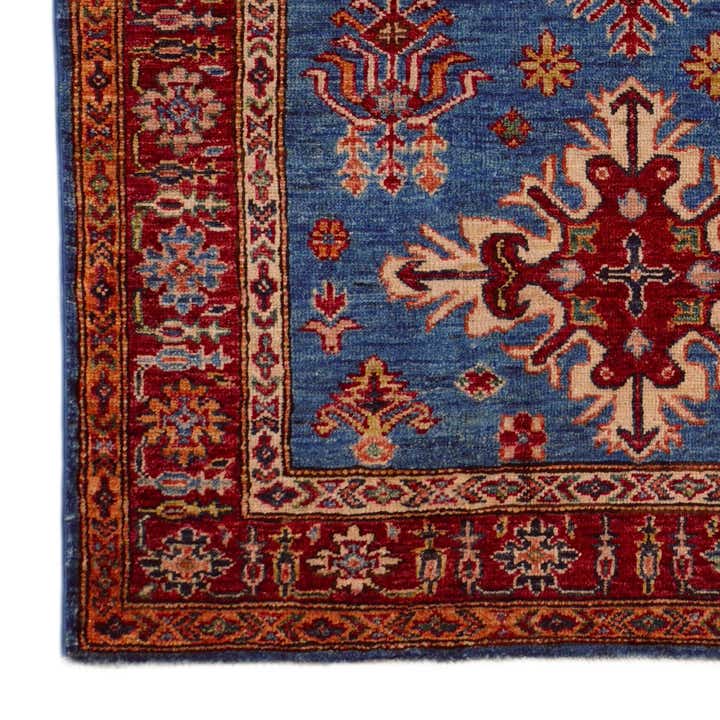 3' 7 x 5' Hand Knotted Kazak Rug