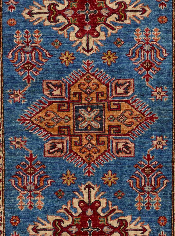 3' 7 x 5' Hand Knotted Kazak Rug