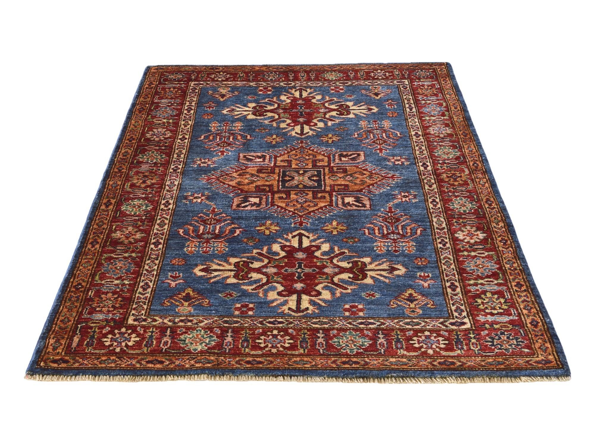 3' 6 x 5' 1 Hand Knotted Kazak Rug