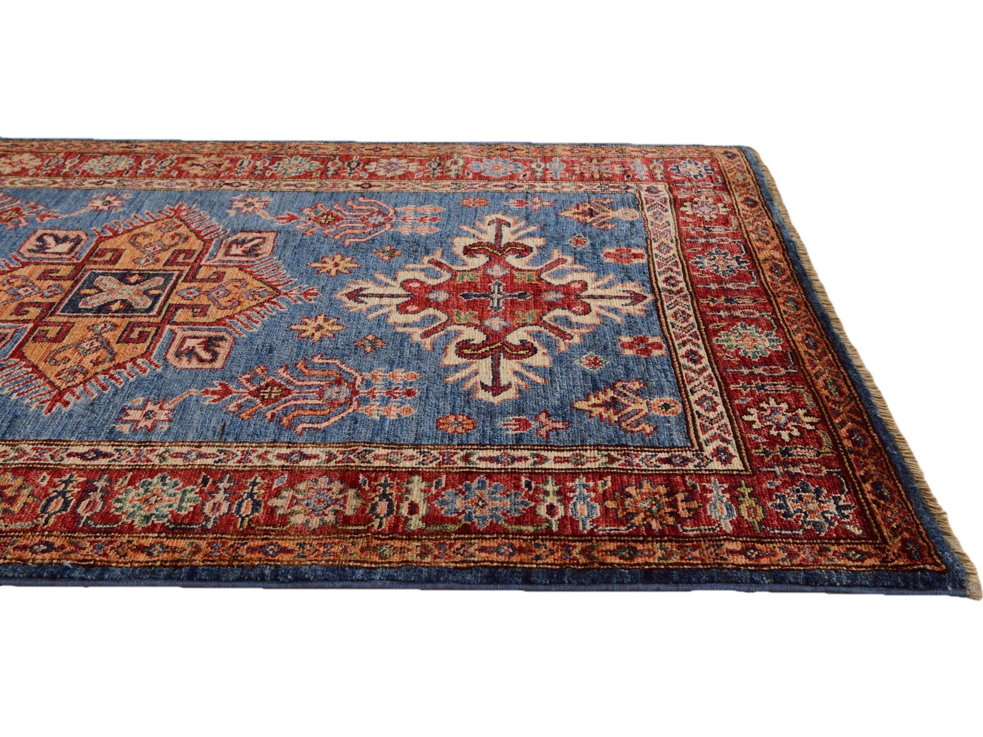 3' 6 x 5' 1 Hand Knotted Kazak Rug
