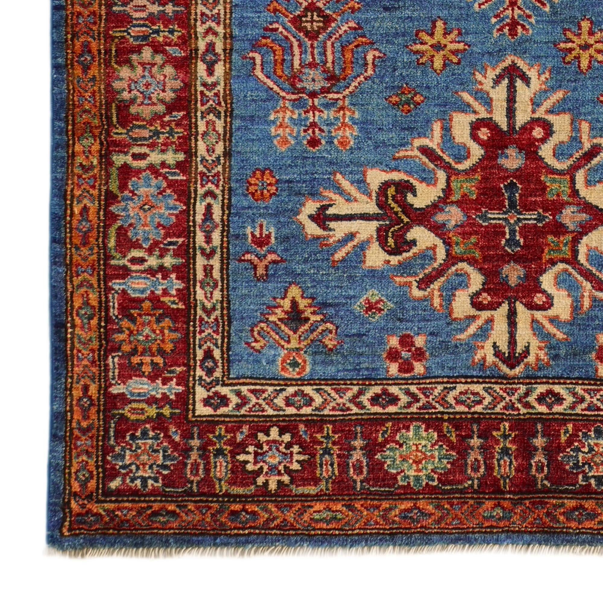3' 6 x 5' 1 Hand Knotted Kazak Rug