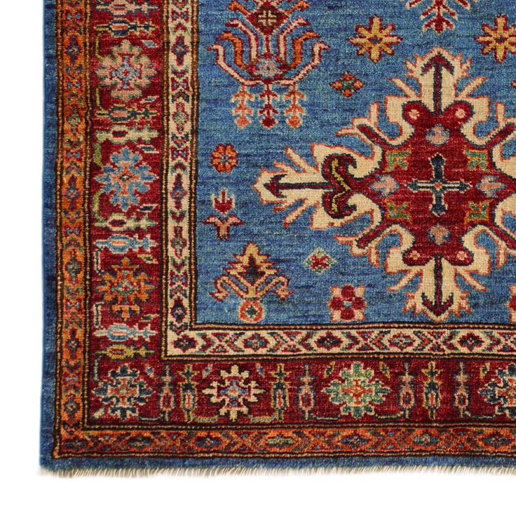 Detail image of 3' 6 x 5' 1 Hand Knotted Kazak Rug