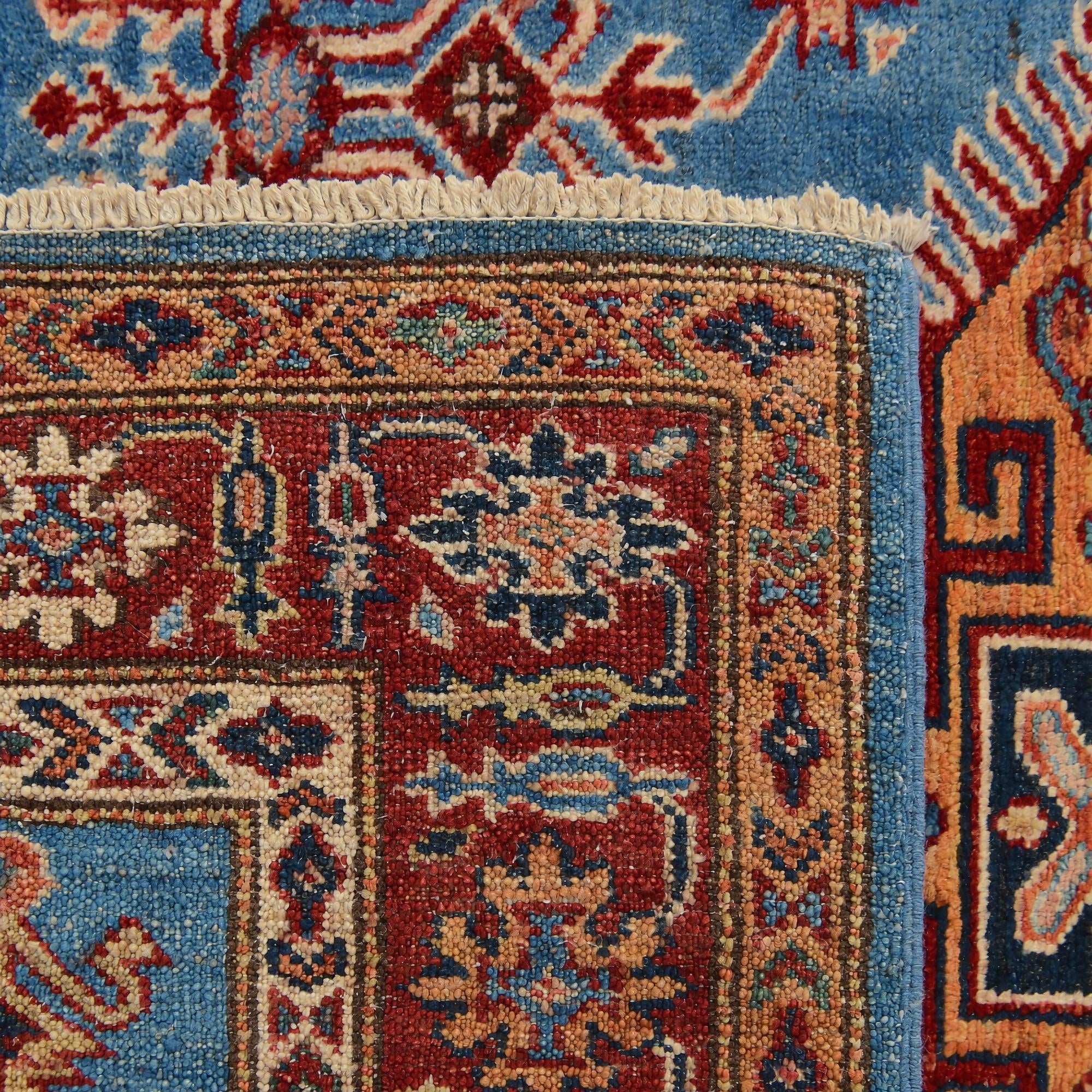 105cm x 155cm Hand Knotted Kazak Rug