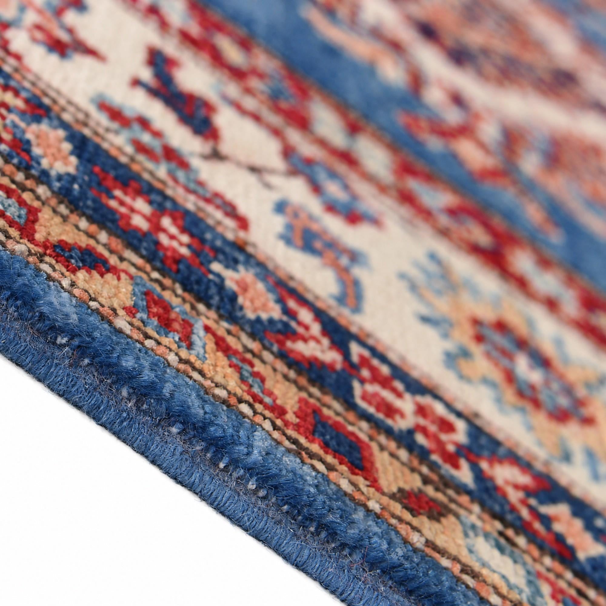 100cm x 155cm Hand Knotted Kazak Rug