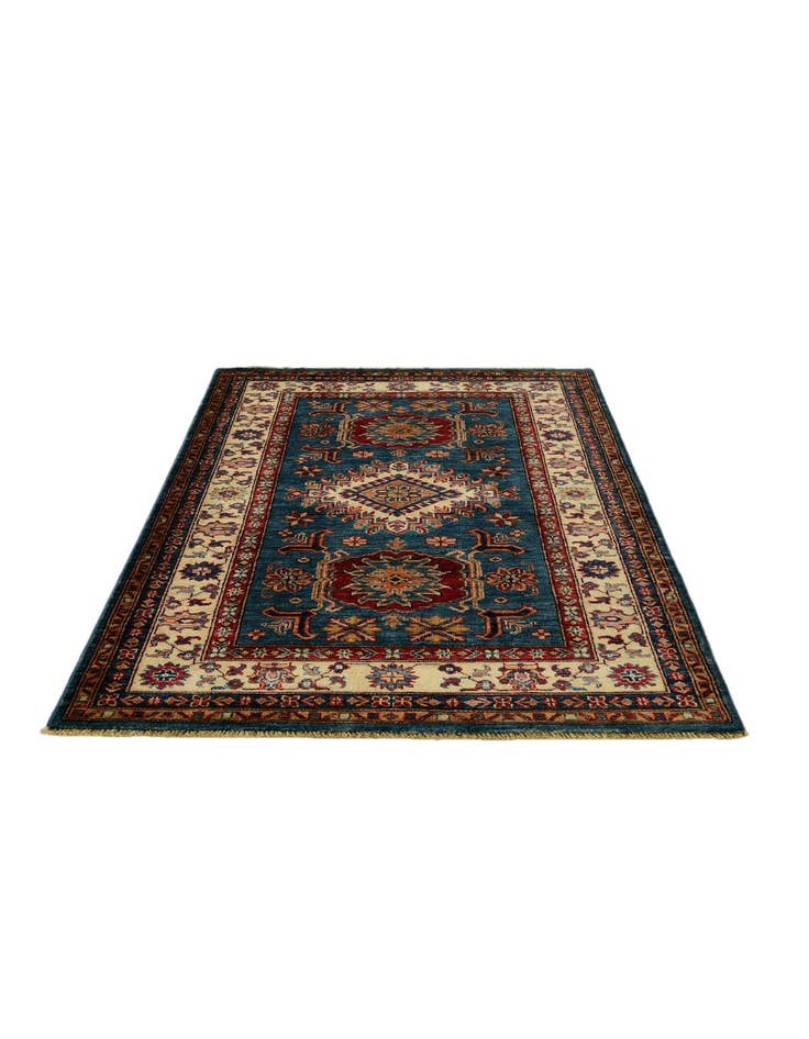 Detail image of 3' 1 x 5' 2 Hand Knotted Kazak Rug