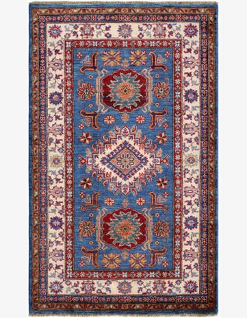 3' 1 x 5' 2 Hand Knotted Kazak Rug