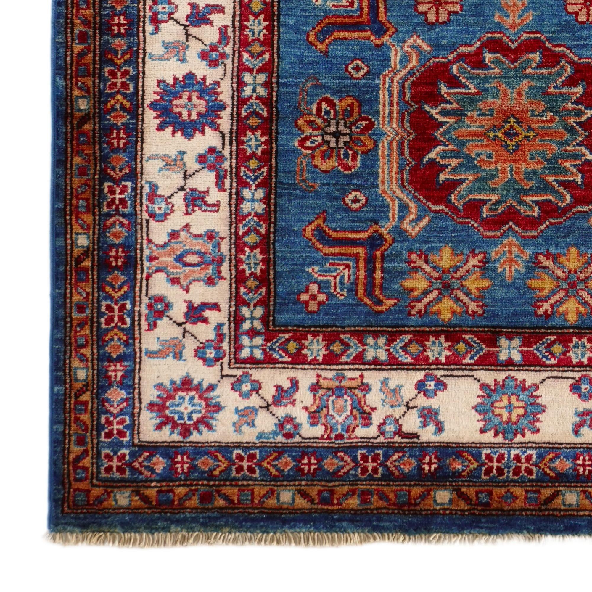 3' 3 x 5' 1 Hand Knotted Kazak Rug