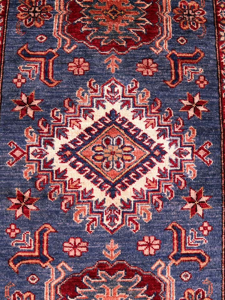 3' 3 x 5' 1 Hand Knotted Kazak Rug