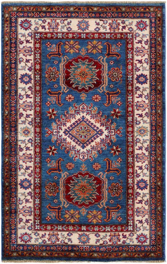 3' 3 x 5' 1 Hand Knotted Kazak Rug