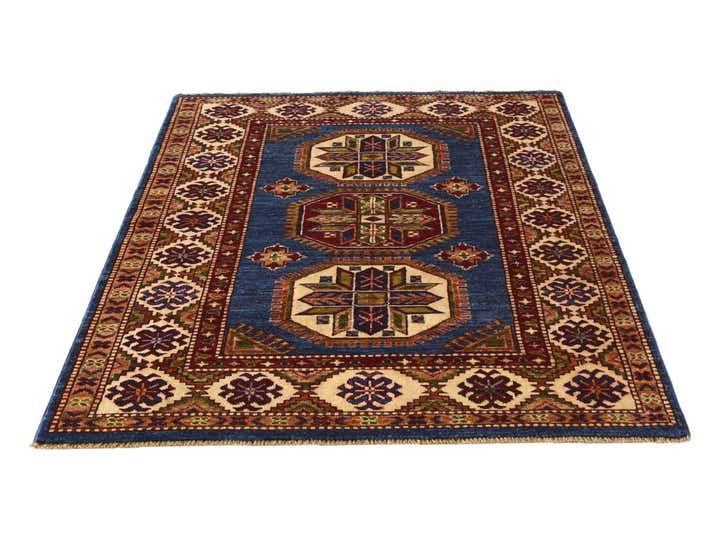 3' 6 x 4' 10 Hand Knotted Kazak Rug