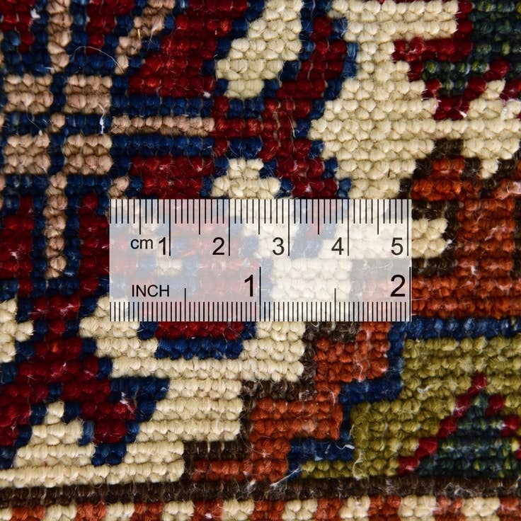 Detail image of 3' 6 x 4' 10 Hand Knotted Kazak Rug