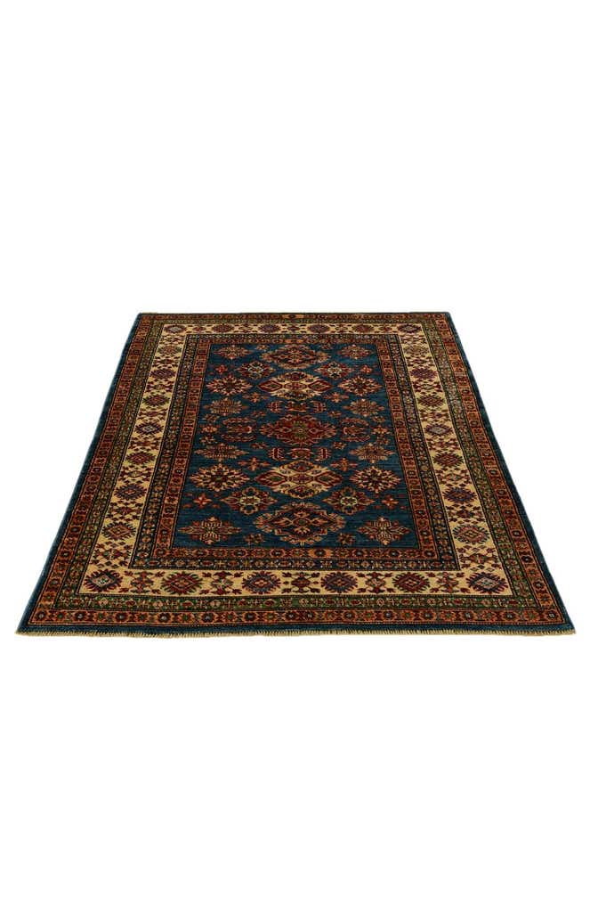 4' 1 x 5' 11 Hand Knotted Kazak Rug