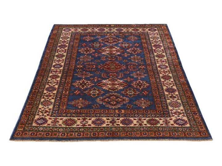 4' 1 x 5' 11 Hand Knotted Kazak Rug
