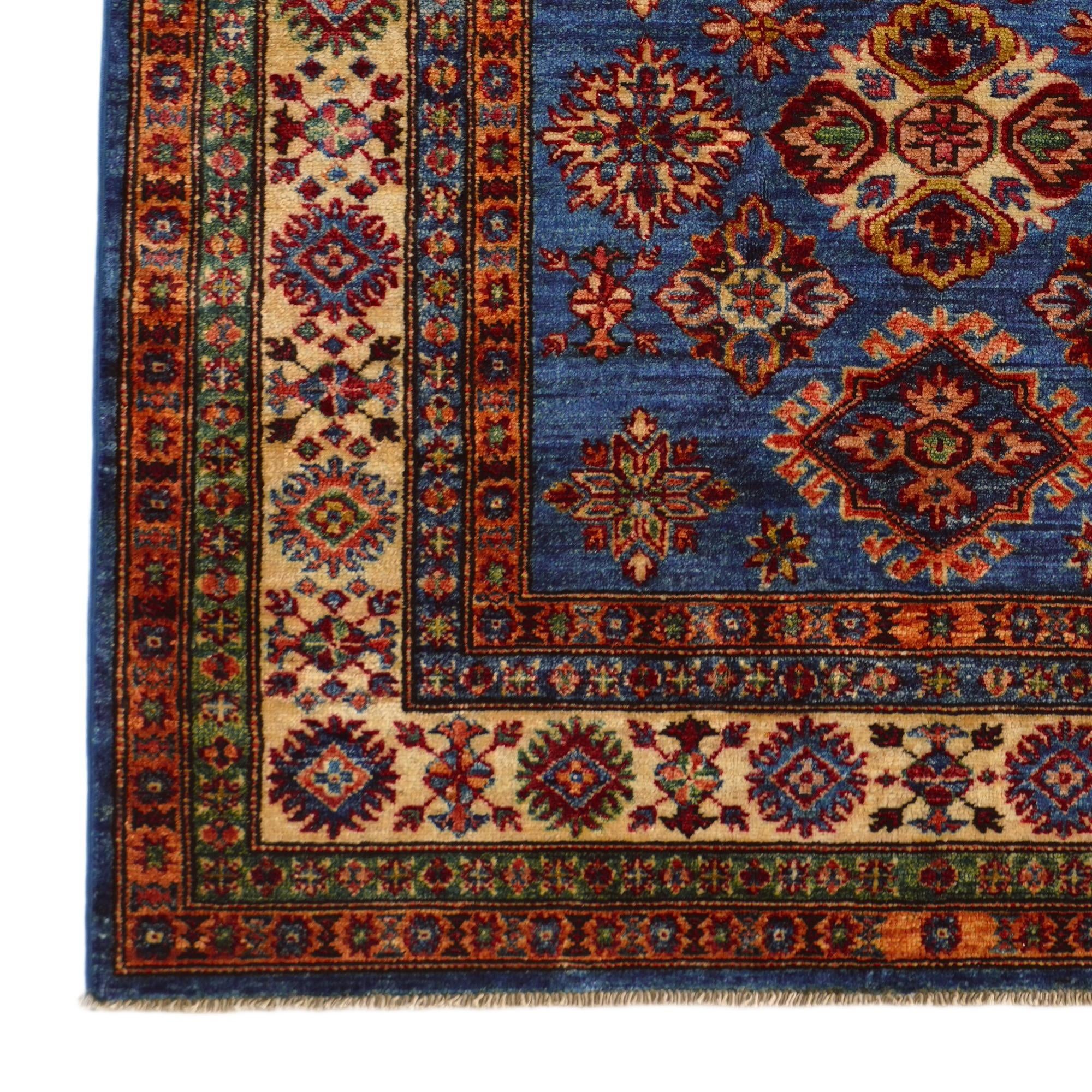 4' 1 x 5' 11 Hand Knotted Kazak Rug