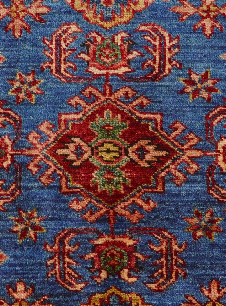 4' 1 x 5' 11 Hand Knotted Kazak Rug